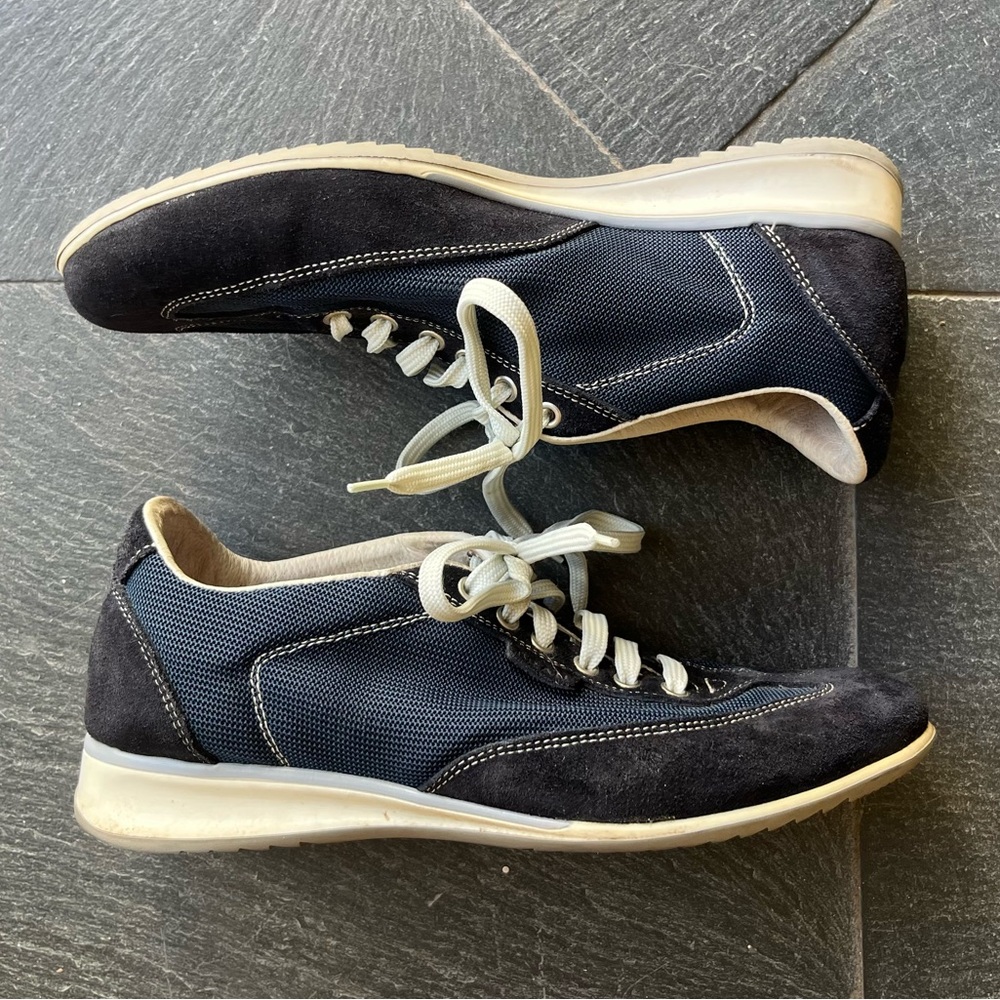 FRAU Navy Blue Italian Sneakers